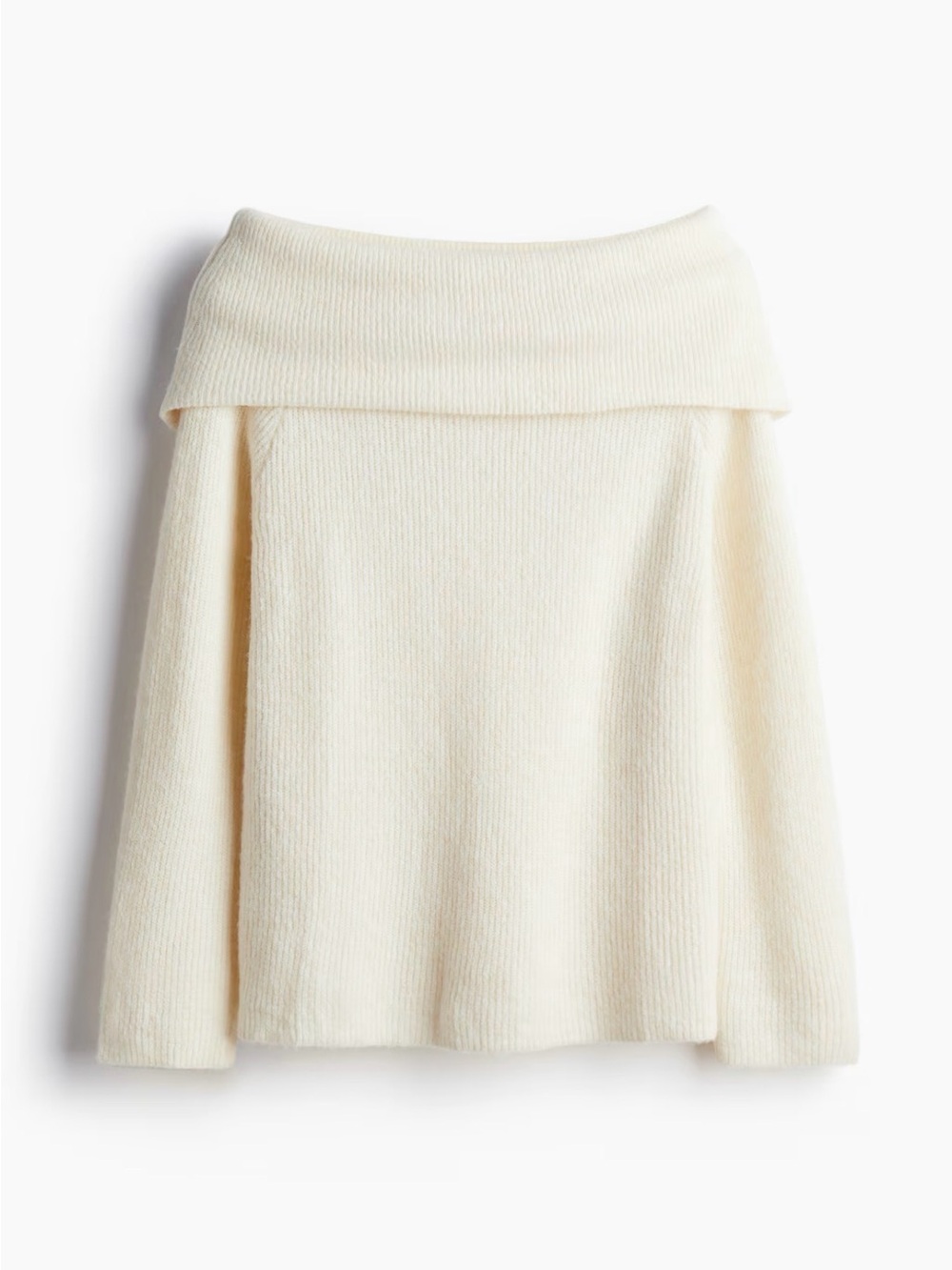H&M Off-the-Shoulder Knit Sweater Size Large